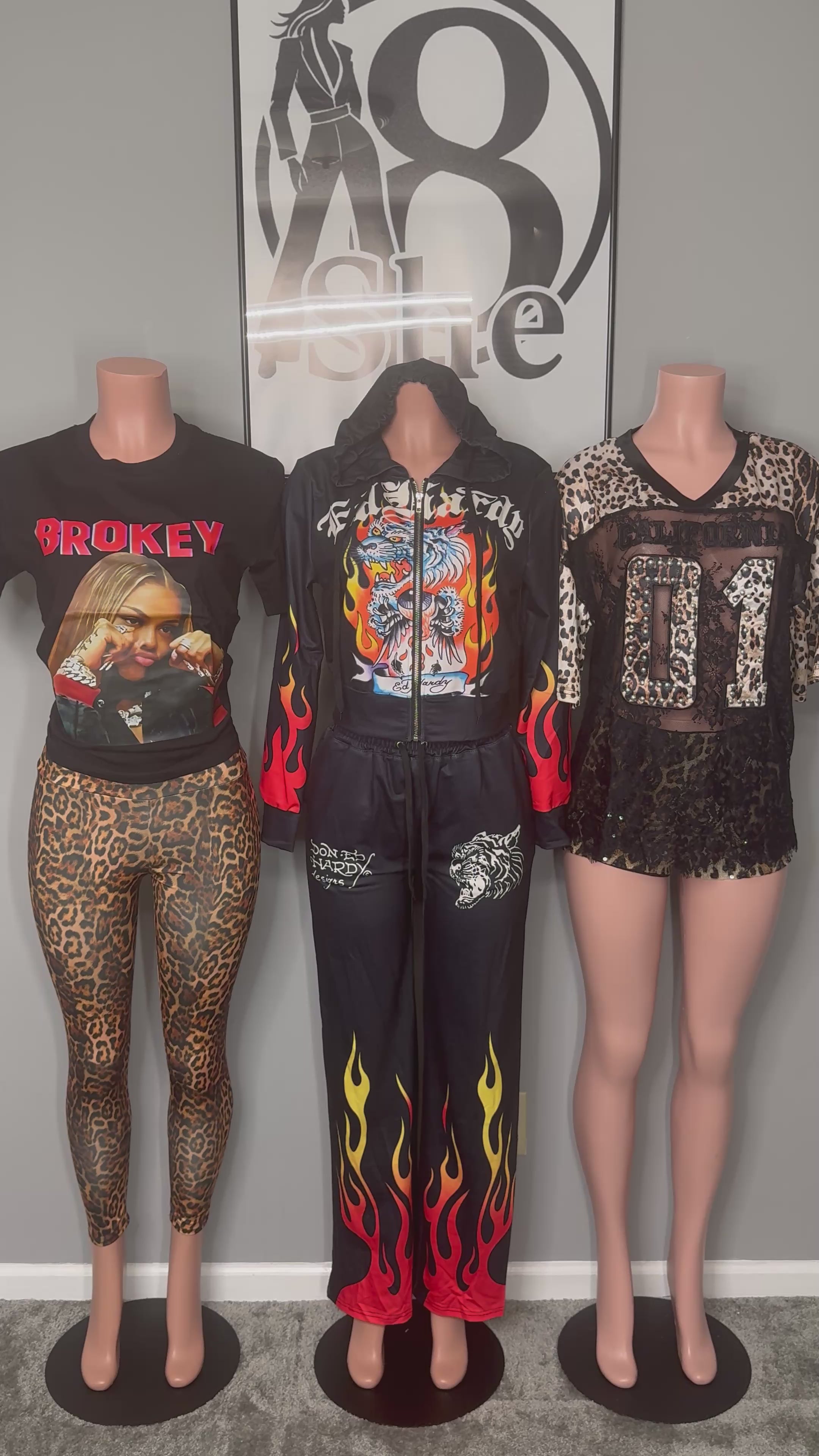 Brokey Scrunch Butt Set